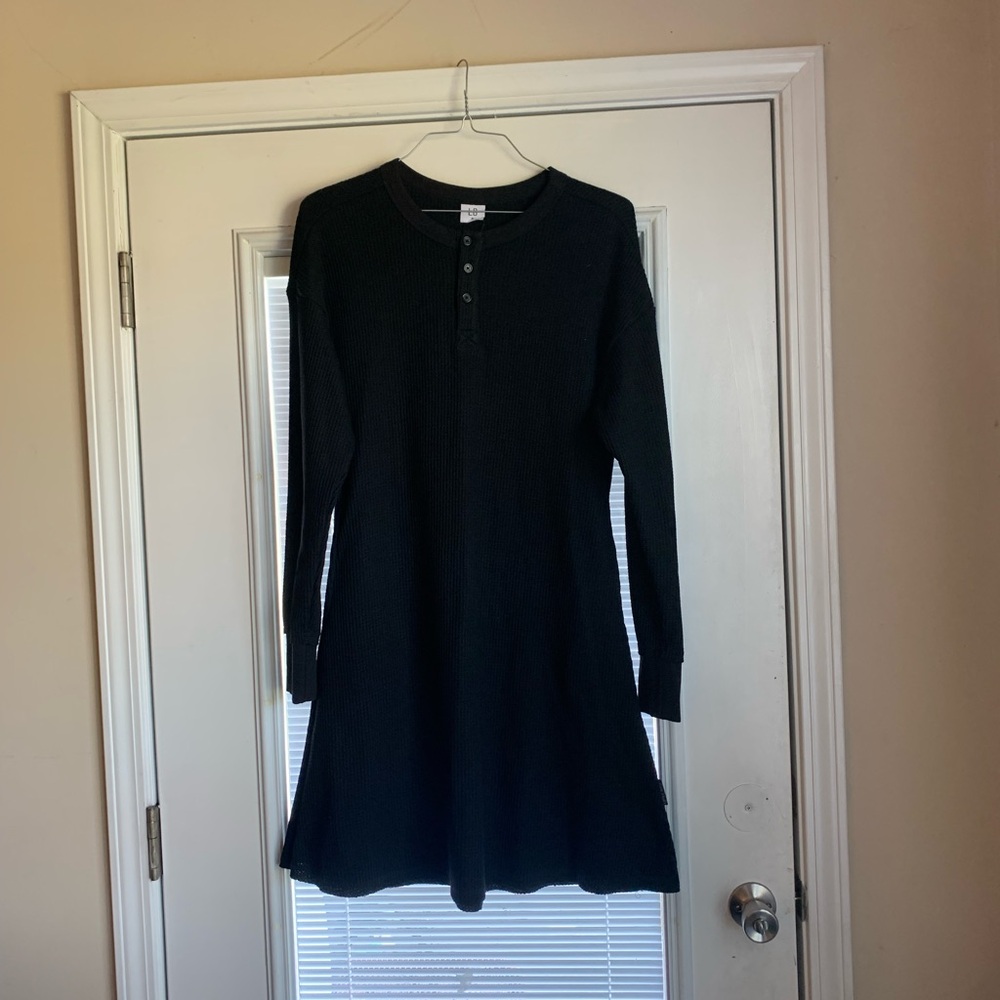 Womens LITTLE BIPSY Waffle Knit Dress Medium NWT